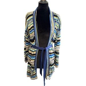 Y2K Missoni Knit Duster Cardigan